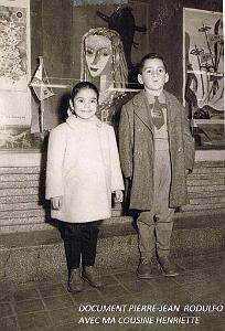 1955 Environ Avec ma cousine Henriette